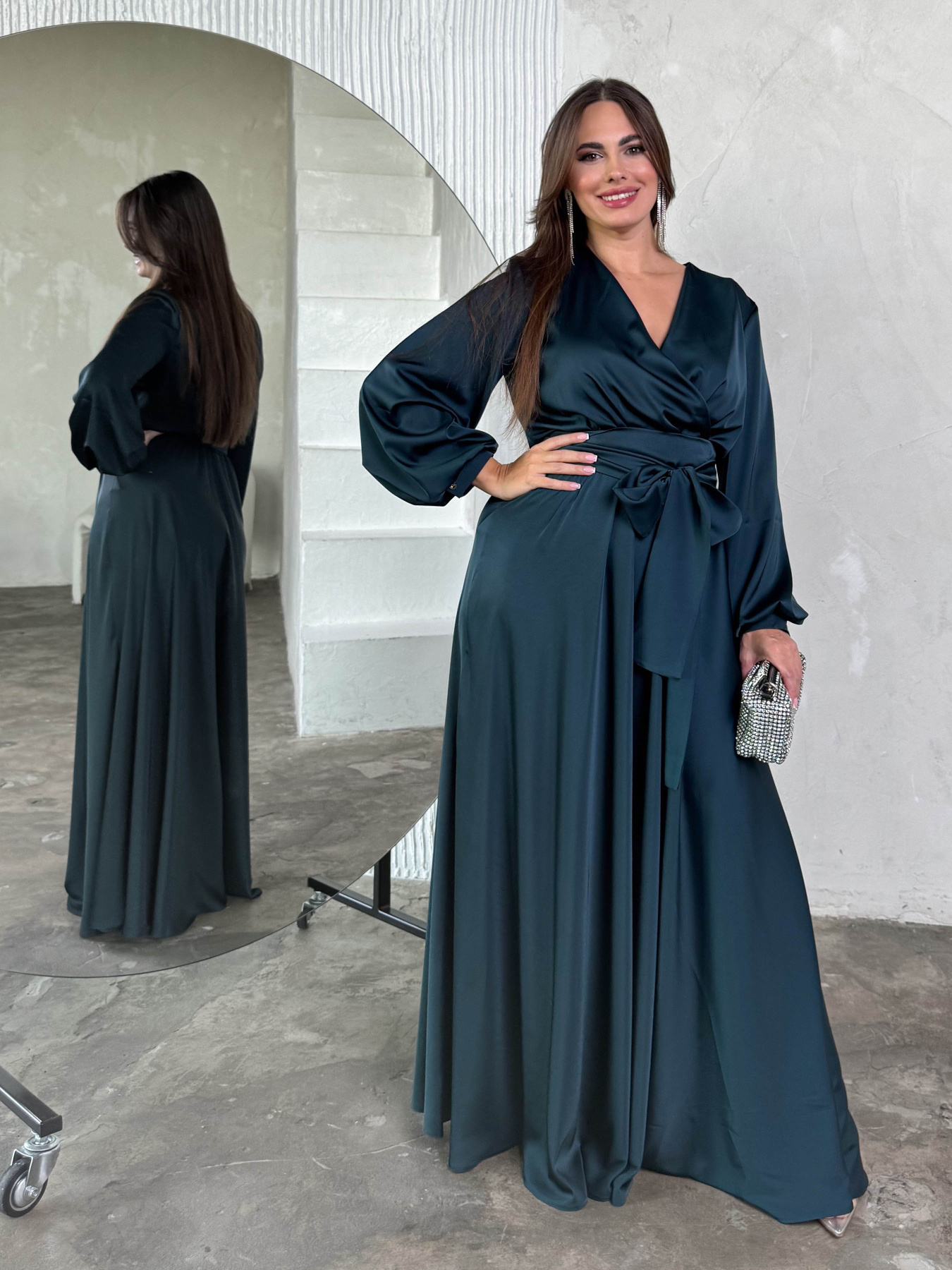 Платье макси Jadone Fashion модель Platie_Shiko_zel Фото