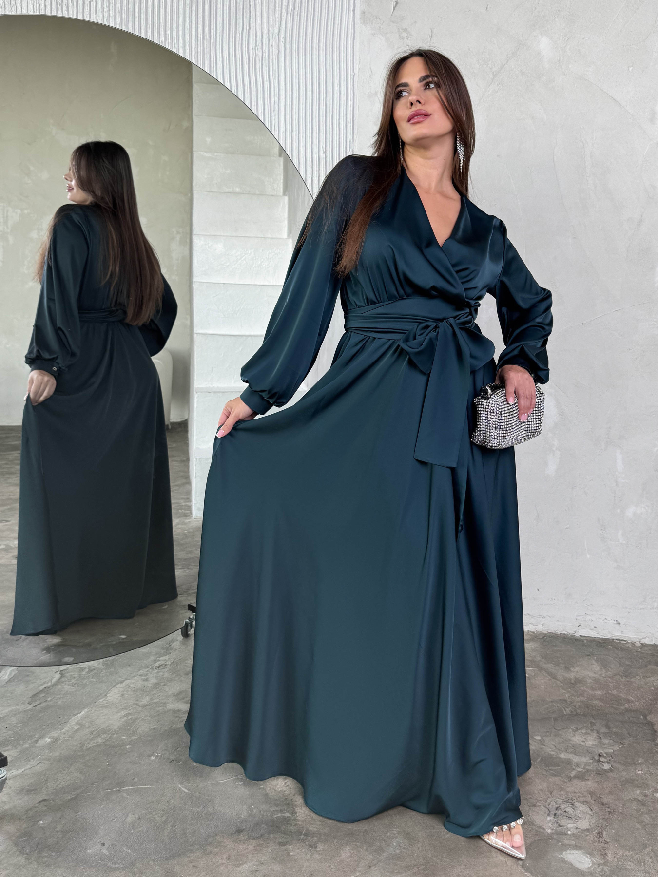 Платье макси Jadone Fashion модель Platie_Shiko_zel Фото