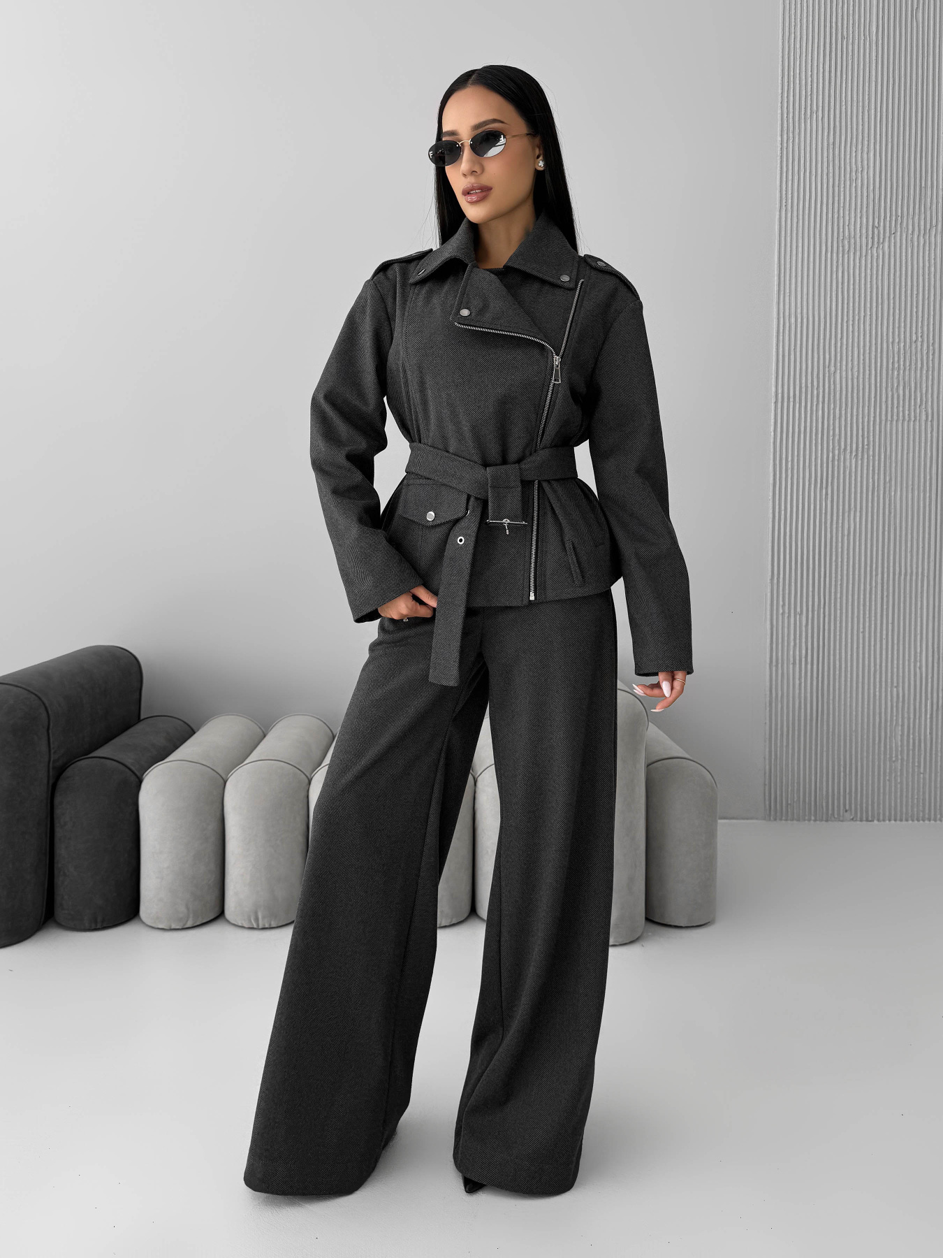 Палаццо Jadone Fashion модель Fiva_grafit Фото