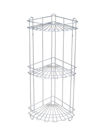 Полиця трьохярусна кутова, хром Homax модель EBA-431 Фото