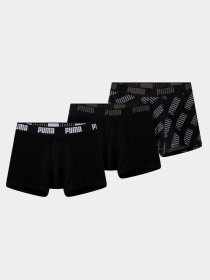 Набор трусов PUMA Men Boxer Logo Aop 3p модель 935547 Фото