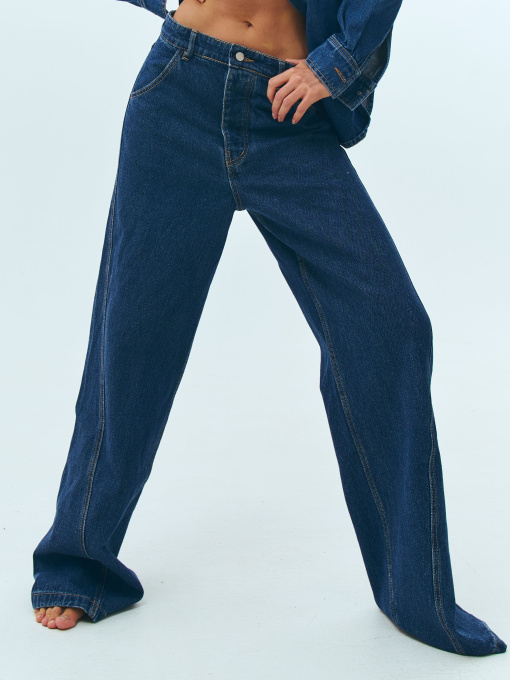 Широкие джинсы Lilove модель 287 Фото