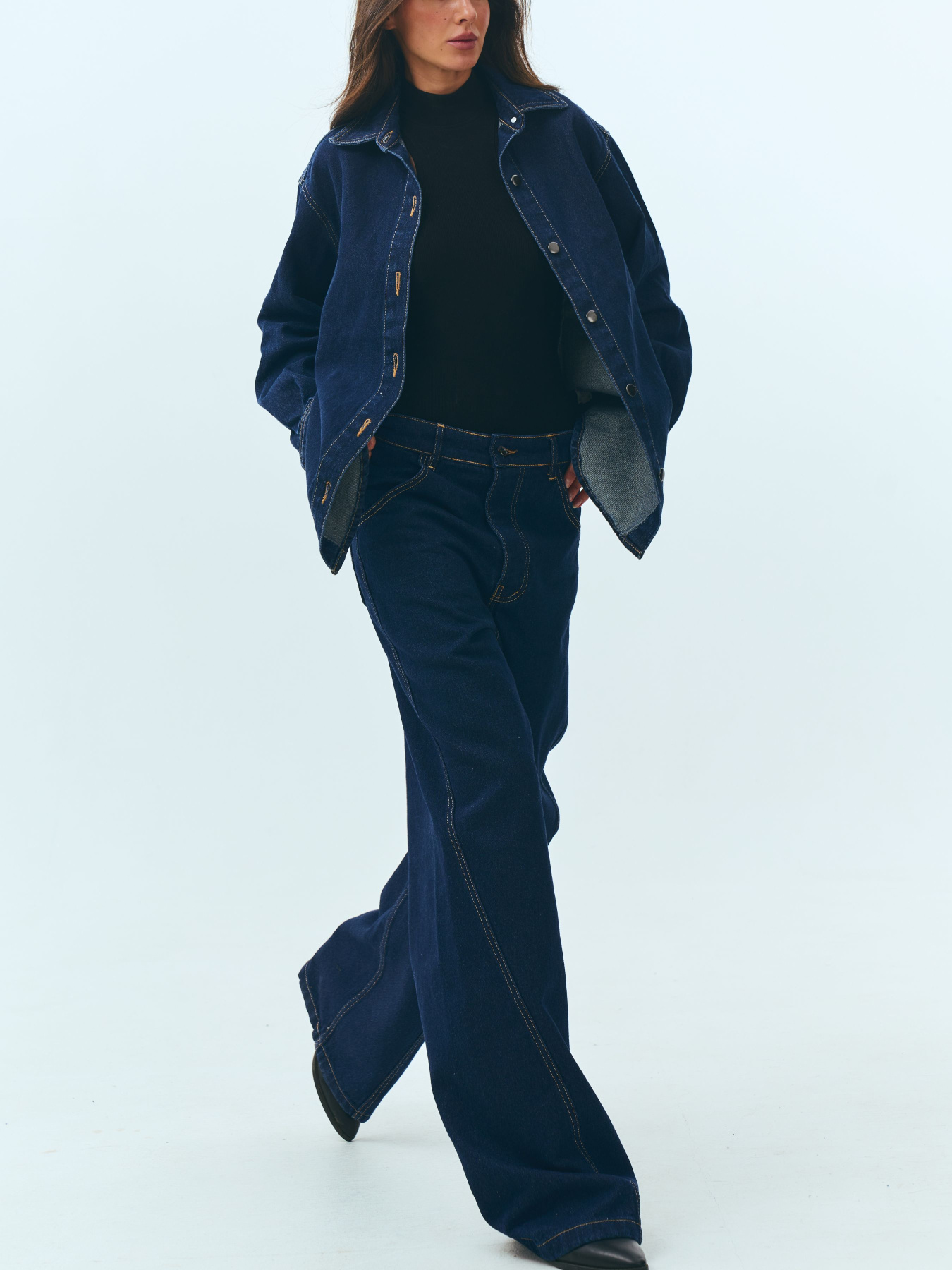 Широкие джинсы Lilove модель 287 Фото