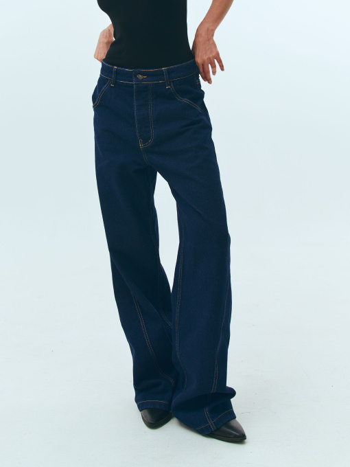 Широкие джинсы Lilove модель 287 Фото