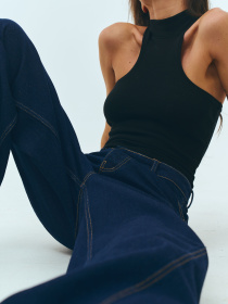 Широкие джинсы Lilove модель 287 Фото