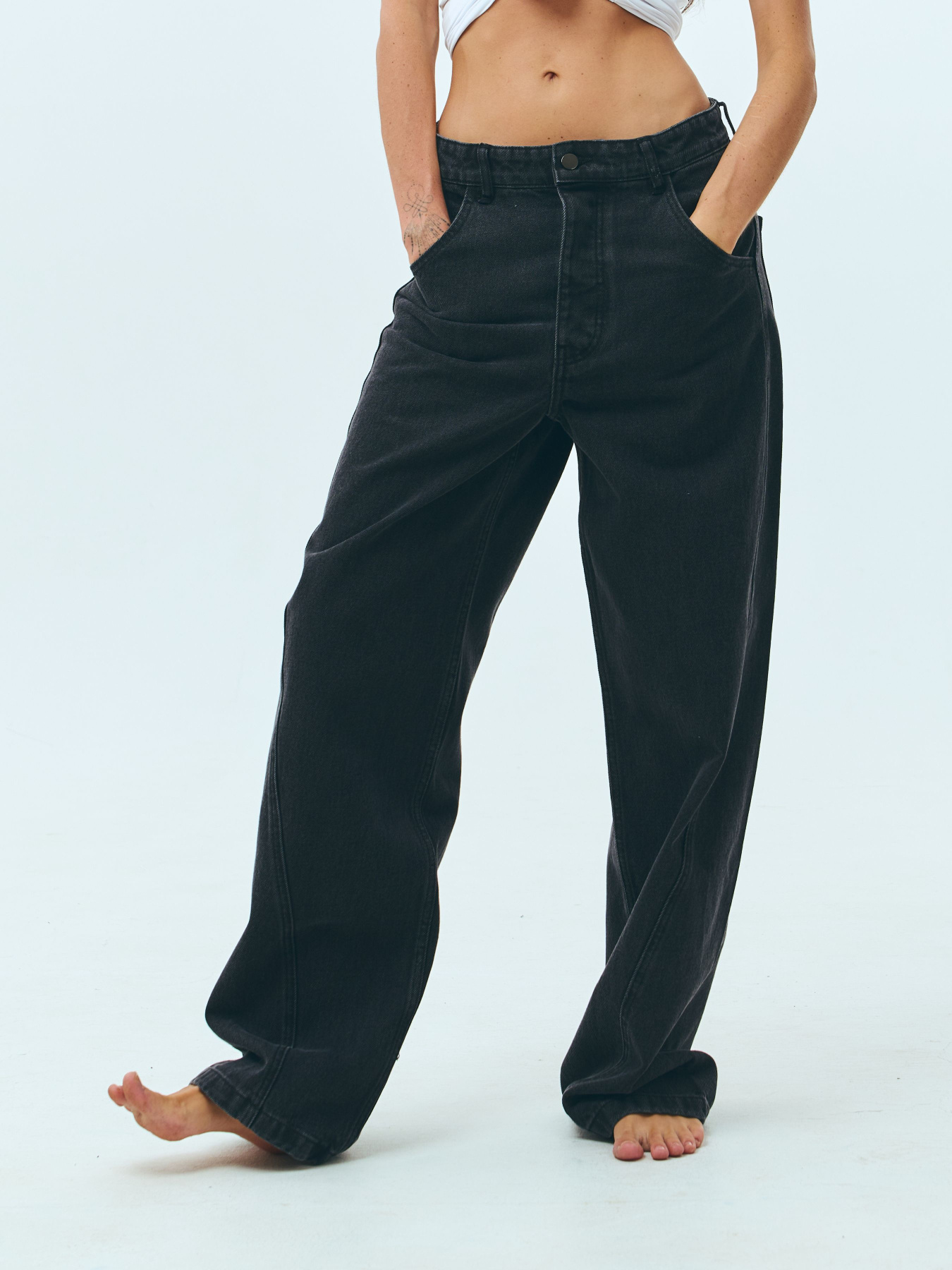 Широкие джинсы Lilove модель 287 Фото