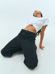 Широкие джинсы Lilove модель 287 Широкие джинсы Lilove модель 287 Фото