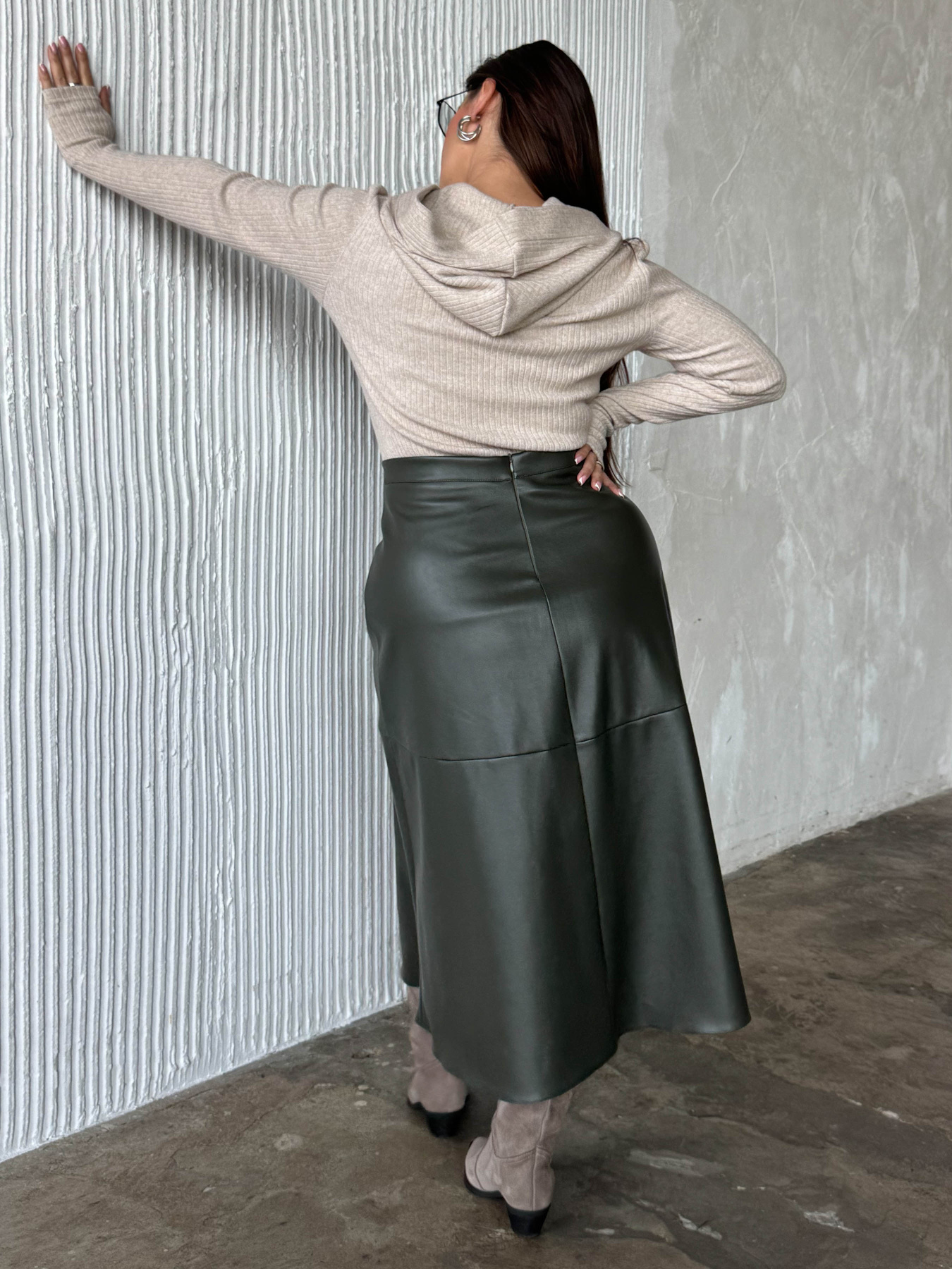 Юбка миди Jadone Fashion модель Spidnytsya_Rayli_zelenael Фото