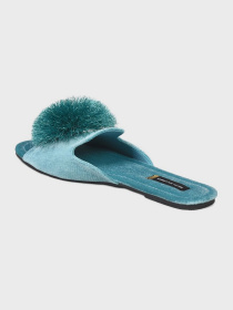 Тапки Pretty You London модель Velvet_Pom Фото