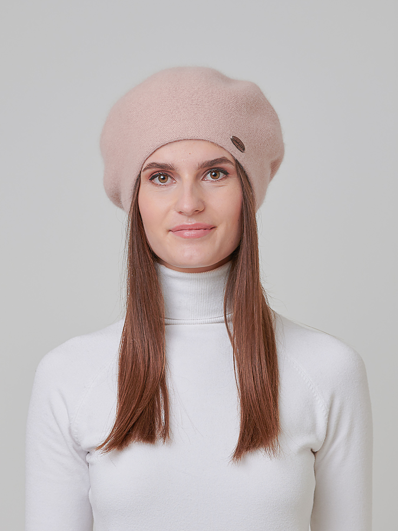 Берет LuckyLOOK Rose модель 2933533955654 Берет LuckyLOOK Rose модель 2933533955654 Фото