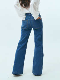 Расклешенные джинсы Lilove модель 283 Расклешенные джинсы Lilove модель 283 Фото