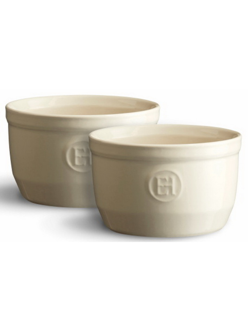 Набор порционных форм (рамекинов) керамические кремовые Emile Henry модель 24010 Фото