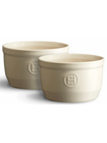 Набір порційних форм (рамекінів) керамічні кремові Emile Henry модель 24010 Фото