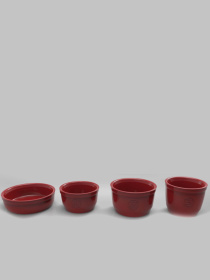 Набор форм для крем-брюле 2 шт керамические красные Emile Henry модель 344013 Фото