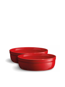 Набор форм для крем-брюле 2 шт керамические красные Emile Henry модель 344013 Фото