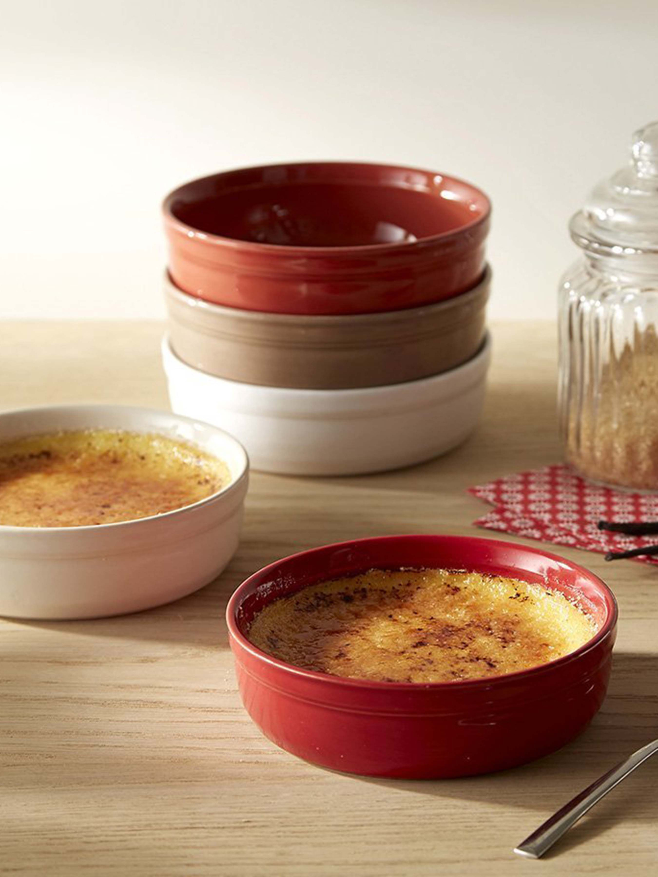 Набір форм для крем-брюле 2 шт керамічні червоні Emile Henry модель 344013 Фото