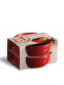 Набір форм для крем-брюле 2 шт керамічні червоні Emile Henry модель 344013 Фото