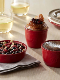 Набір форм для крем-брюле 2 шт керамічні червоні Emile Henry модель 344013 Фото