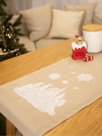 Новорічна доріжка "Різдво" Едельвіка модель 368-24-00 Фото