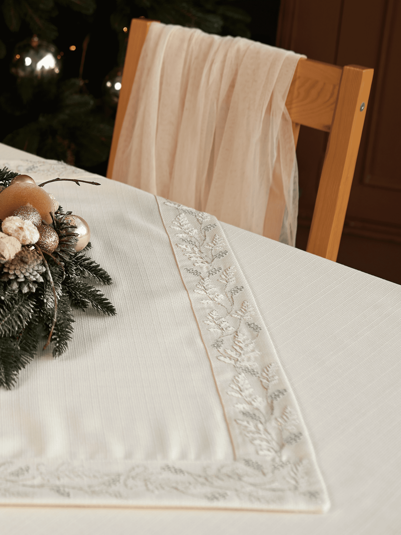 Серветка "Золоті квіти" Едельвіка модель 364-20-00 Фото