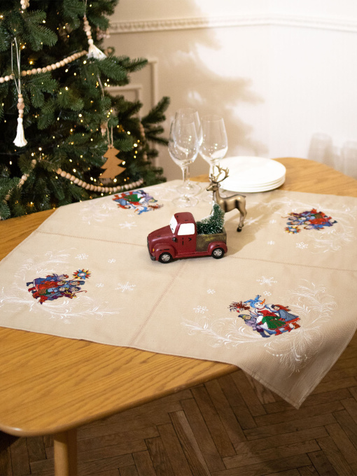 Різдвяна серветка  "Вертеп" Едельвіка модель 1031-18-00 Фото