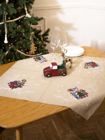 Різдвяна серветка  "Вертеп" Едельвіка модель 1031-18-00 Фото