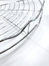 Полиця двоярусна кутова, хром Homax модель EBA-436 Фото