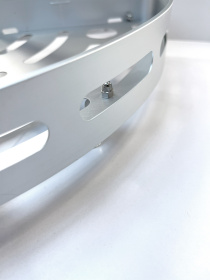 Полиця трьохярусна кутова алюмінієва Homax модель EBA-3520 AL Фото