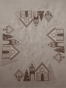 Новорічна серветка "Хатинки" Едельвіка модель 328-24-00 Фото