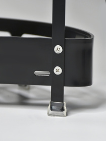 Полка двухъярусная угловая алюминиевая Homax модель EBA-3520 BL Фото