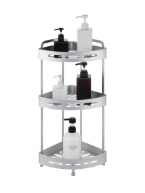 Полка трехъярусная угловая алюминиевая Homax модель EBA-3530 AL Фото