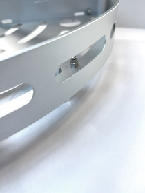 Полиця трьохярусна кутова алюмінієва Homax модель EBA-3530 AL Фото