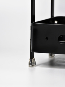 Полка трехъярусная угловая алюминиевая Homax модель EBA-3530 BL Фото