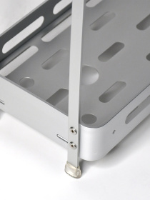 Полиця двоярусна прямокутна алюмінієва Homax модель EBA-3540 AL Фото