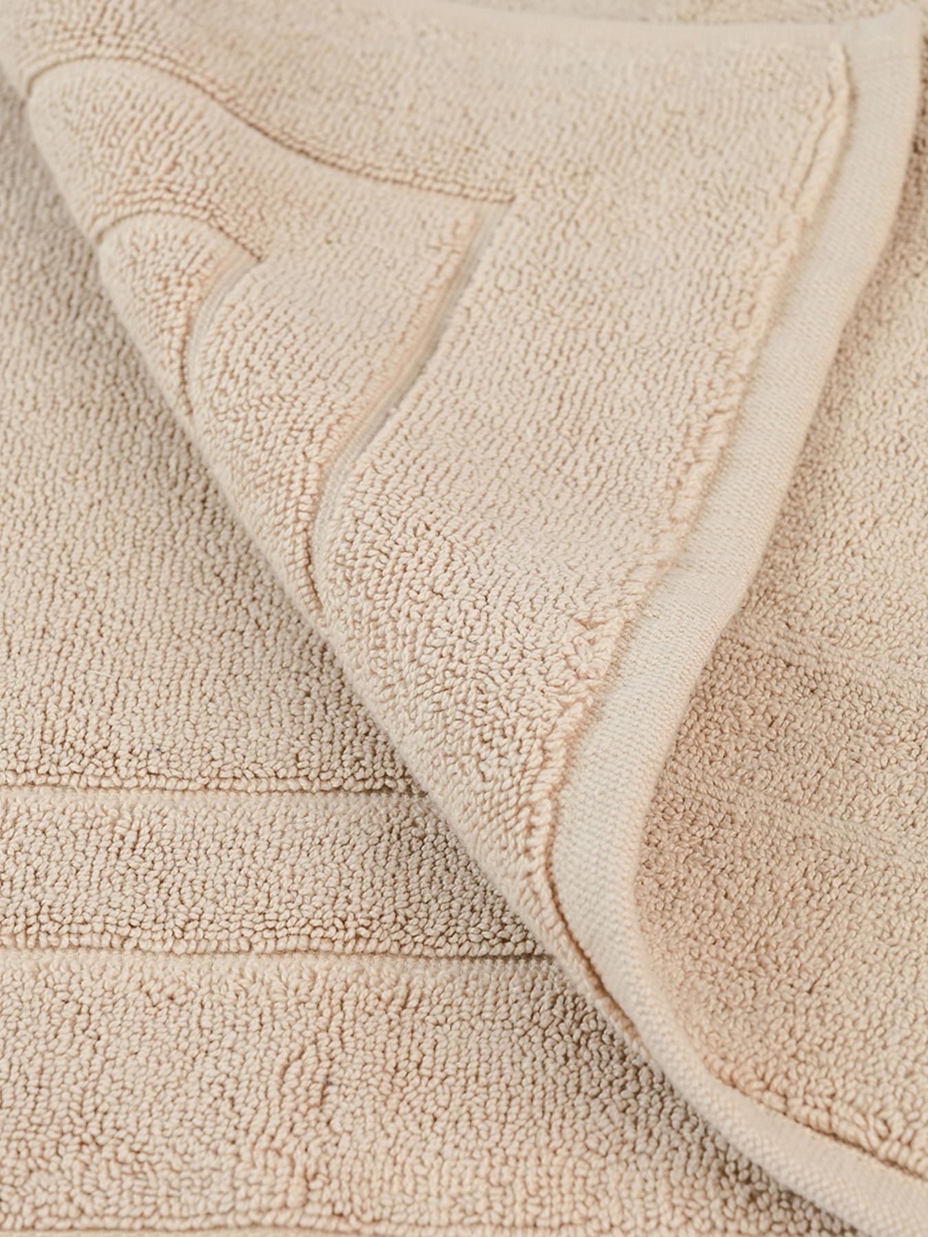 Коврик для ванной "Лагуна" хлопковый бежевый MBM MY HOME модель BM-01 S BEIGE Фото