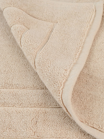 Коврик для ванной "Лагуна" хлопковый бежевый MBM MY HOME модель BM-01 S BEIGE Фото