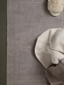 Коврик для ванной "Лагуна" хлопковый серый MBM MY HOME модель BM-01 S GRAY Фото