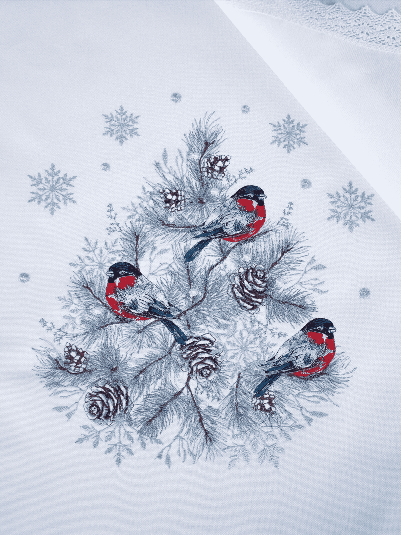Новорічна серветка "Снігурі" Едельвіка модель 316-24-09 Фото
