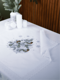 Новорічна серветка "Снігурі" Едельвіка модель 316-24-09 Фото