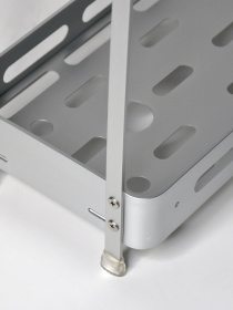 Полиця трьохярусна прямокутна алюмінієва, Homax модель EBA-3550 AL Полиця трьохярусна прямокутна алюмінієва, Homax модель EBA-3550 AL Фото