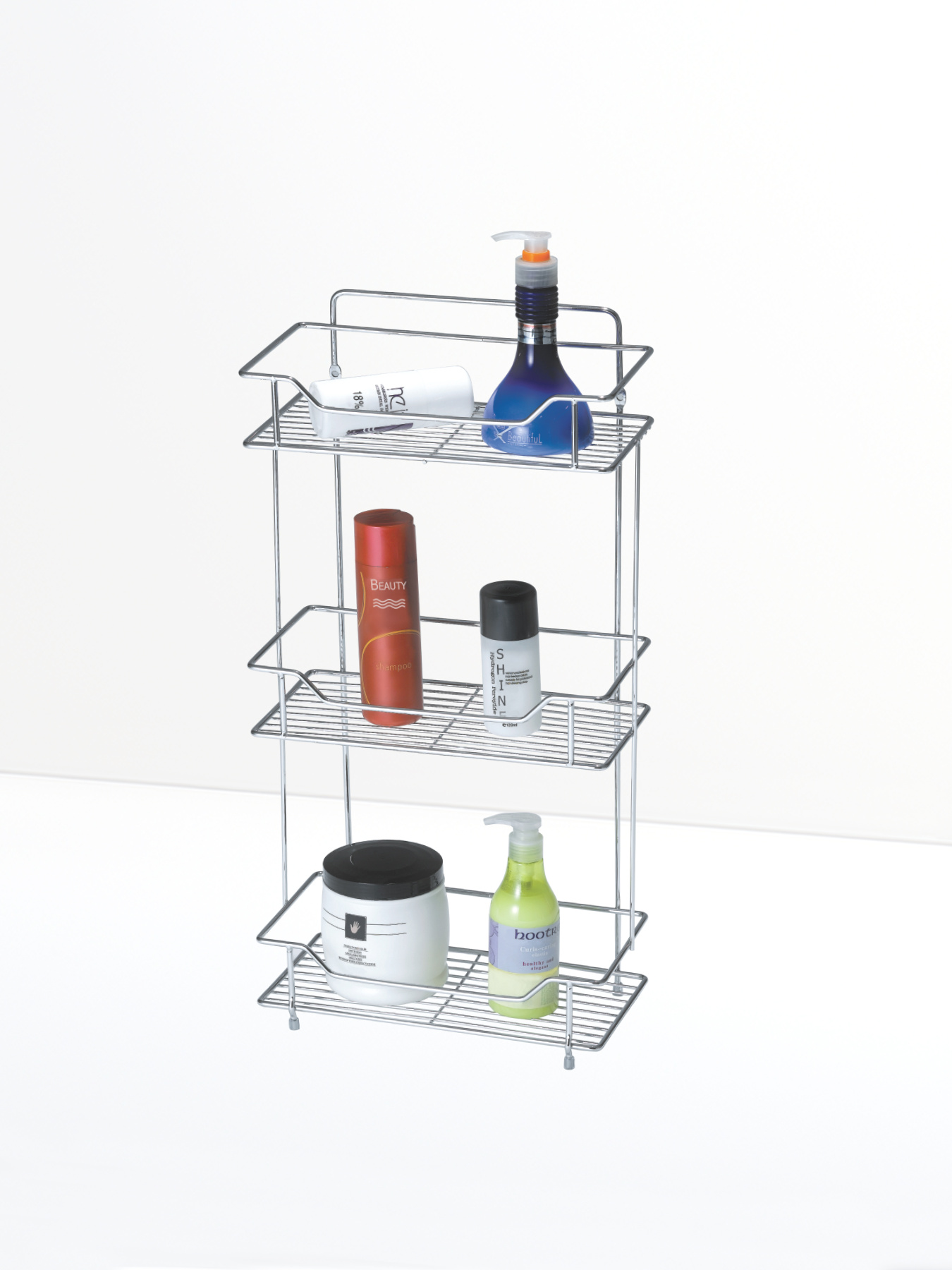 Полка трехъярусная нержавеющая сталь Homax модель EBA-5002 S/S Фото