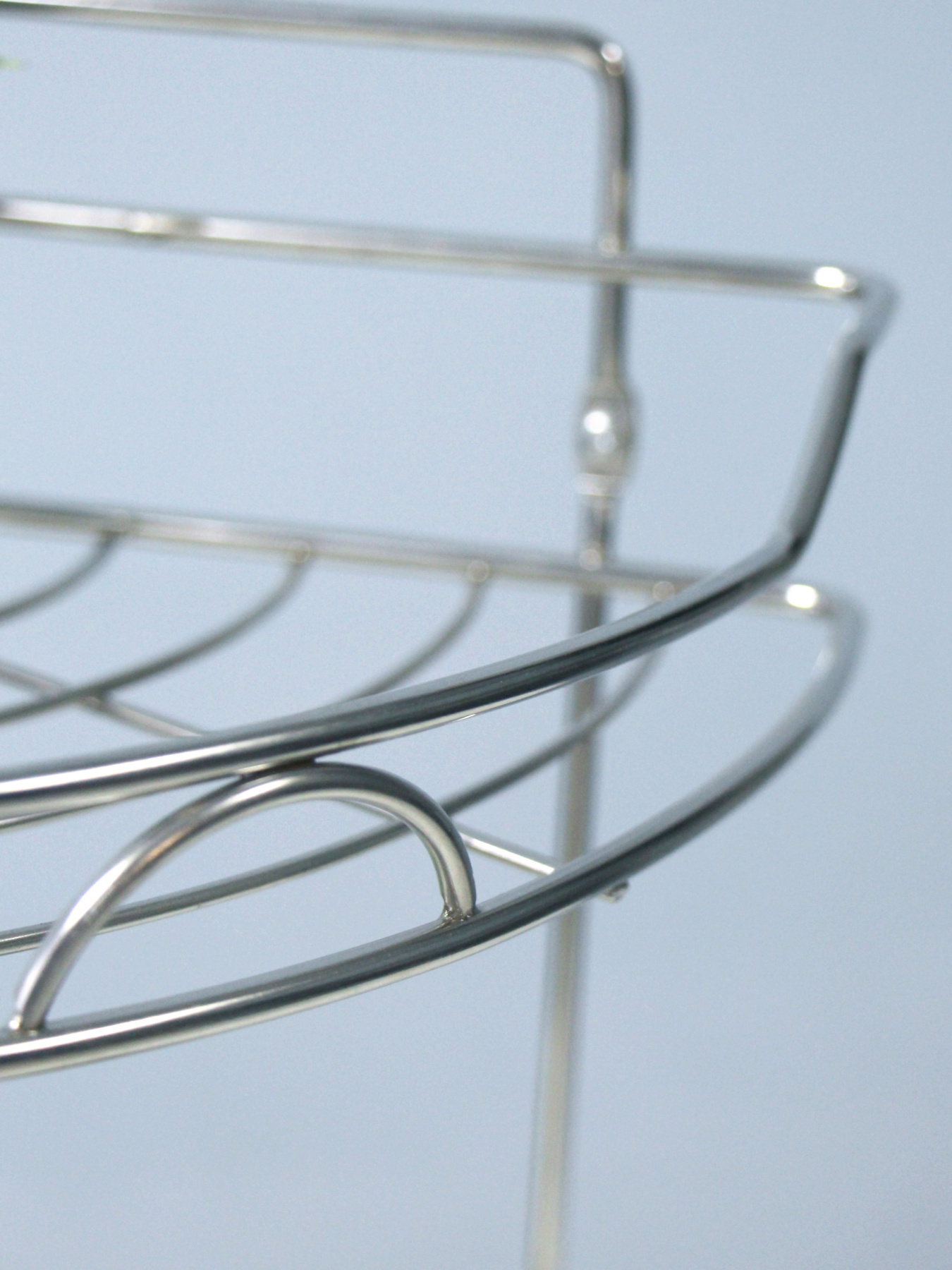 Полка двухъярусная угловая, нержавеющая сталь Homax модель EBA-5003 S/S Фото