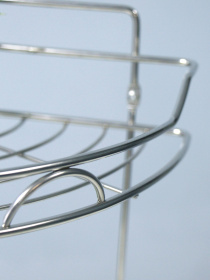 Полка двухъярусная угловая, нержавеющая сталь Homax модель EBA-5003 S/S Фото