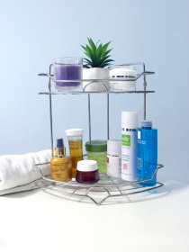 Полка двухъярусная угловая, нержавеющая сталь Homax модель EBA-5003 S/S Полка двухъярусная угловая, нержавеющая сталь Homax модель EBA-5003 S/S Фото