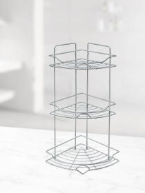 Полиця двоярусна кутова, нержавіюча сталь Homax модель EBA-5004 S/S Фото