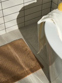 Коврик для ванной "Бухта" холодный бежевый MBM HOME модель BM-05 S COOL BEIGE Фото