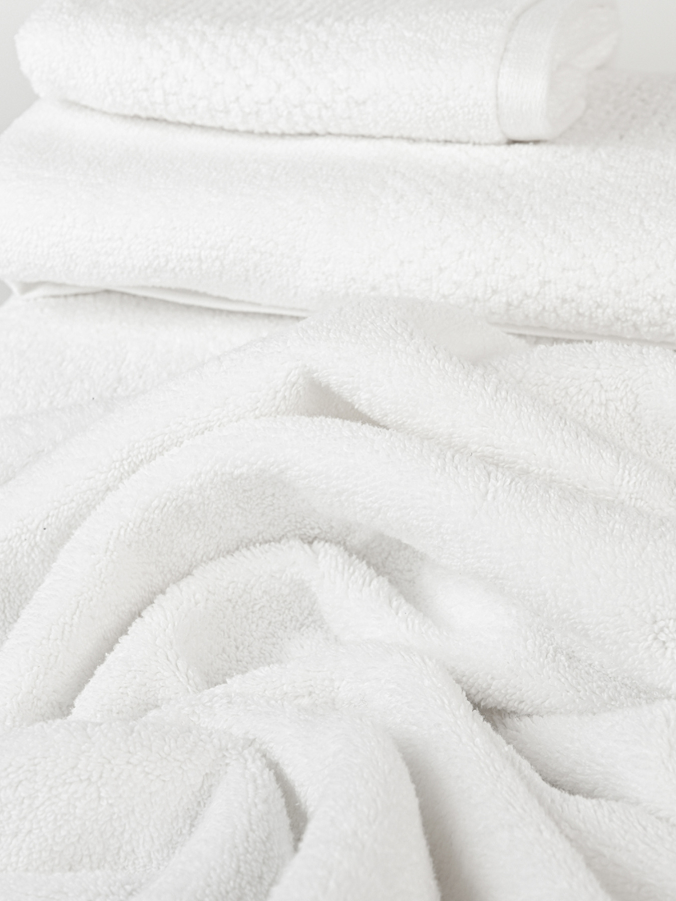 Полотенце из натурального хлопка "Бриз" белое MBM MY HOME модель BT-01/02/03/04 WHITE Фото