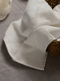 Полотенце из натурального хлопка "Бриз" белое MBM MY HOME модель BT-01/02/03/04 WHITE Фото