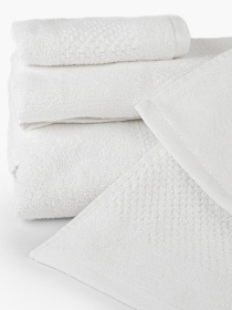 Рушник з натуральної бавовни "Бриз" білий MBM HOME модель BT-01/02/03/04 WHITE Рушник з натуральної бавовни "Бриз" білий MBM HOME модель BT-01/02/03/04 WHITE Фото