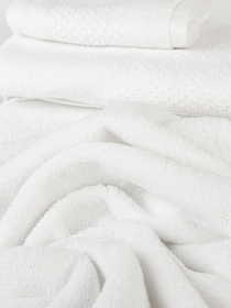 Рушник з натуральної бавовни "Бриз" білий MBM HOME модель BT-01/02/03/04 WHITE Рушник з натуральної бавовни "Бриз" білий MBM HOME модель BT-01/02/03/04 WHITE Фото